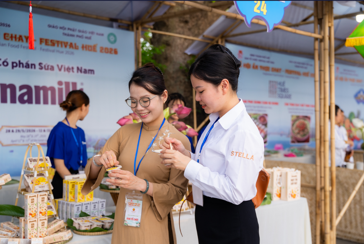 Vinamilk góp phần lan tỏa lối sống xanh tại Lễ hội ẩm thực Chay – Festival Huế 2026 - Ảnh 5.