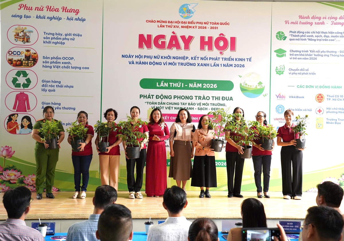 TPHCM: Phụ nữ phường Hòa Hưng hướng về Đại hội bằng nhiều hoạt động thiết thực- Ảnh 4. TPHCM: Phụ nữ phường Hòa Hưng hướng về Đại hội bằng nhiều hoạt động thiết thực- Ảnh 4.