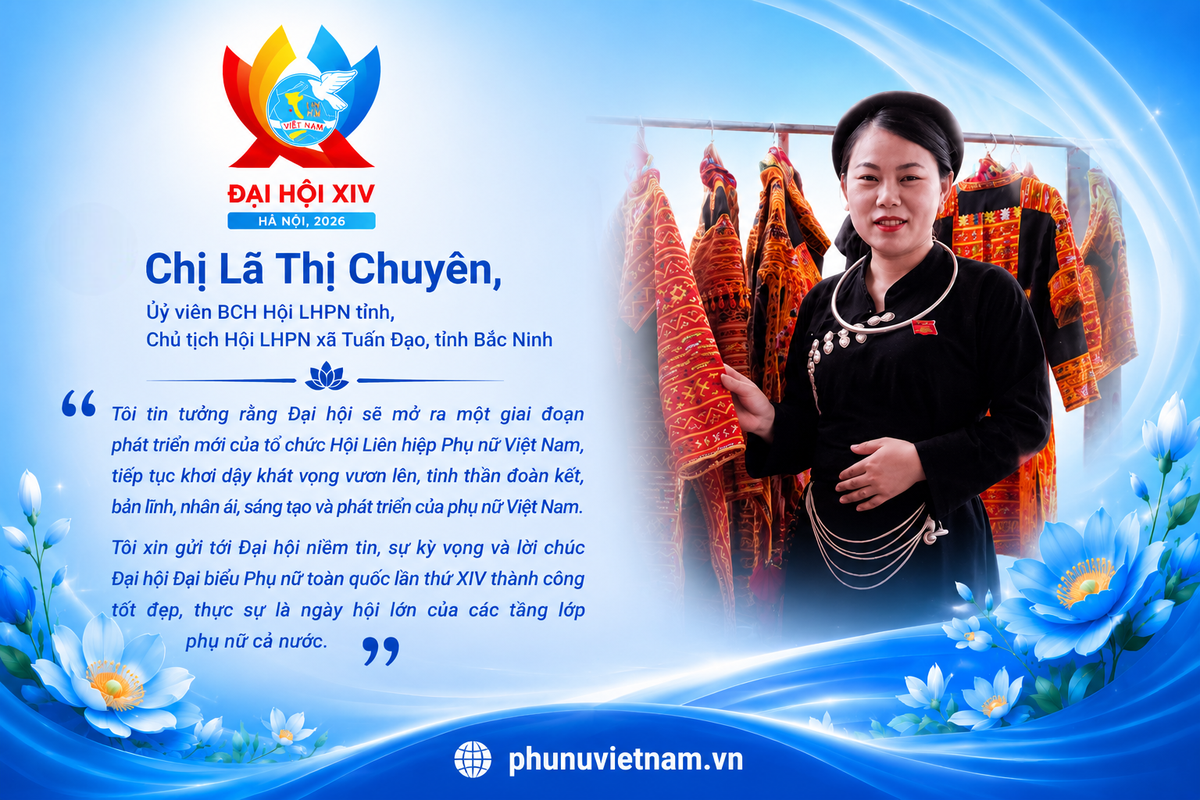Đại hội đại biểu Phụ nữ toàn quốc XIV: Mong phụ nữ vùng dân tộc thiểu số và các nhóm yếu thế có thêm cơ hội vươn lên  - Ảnh 1.
