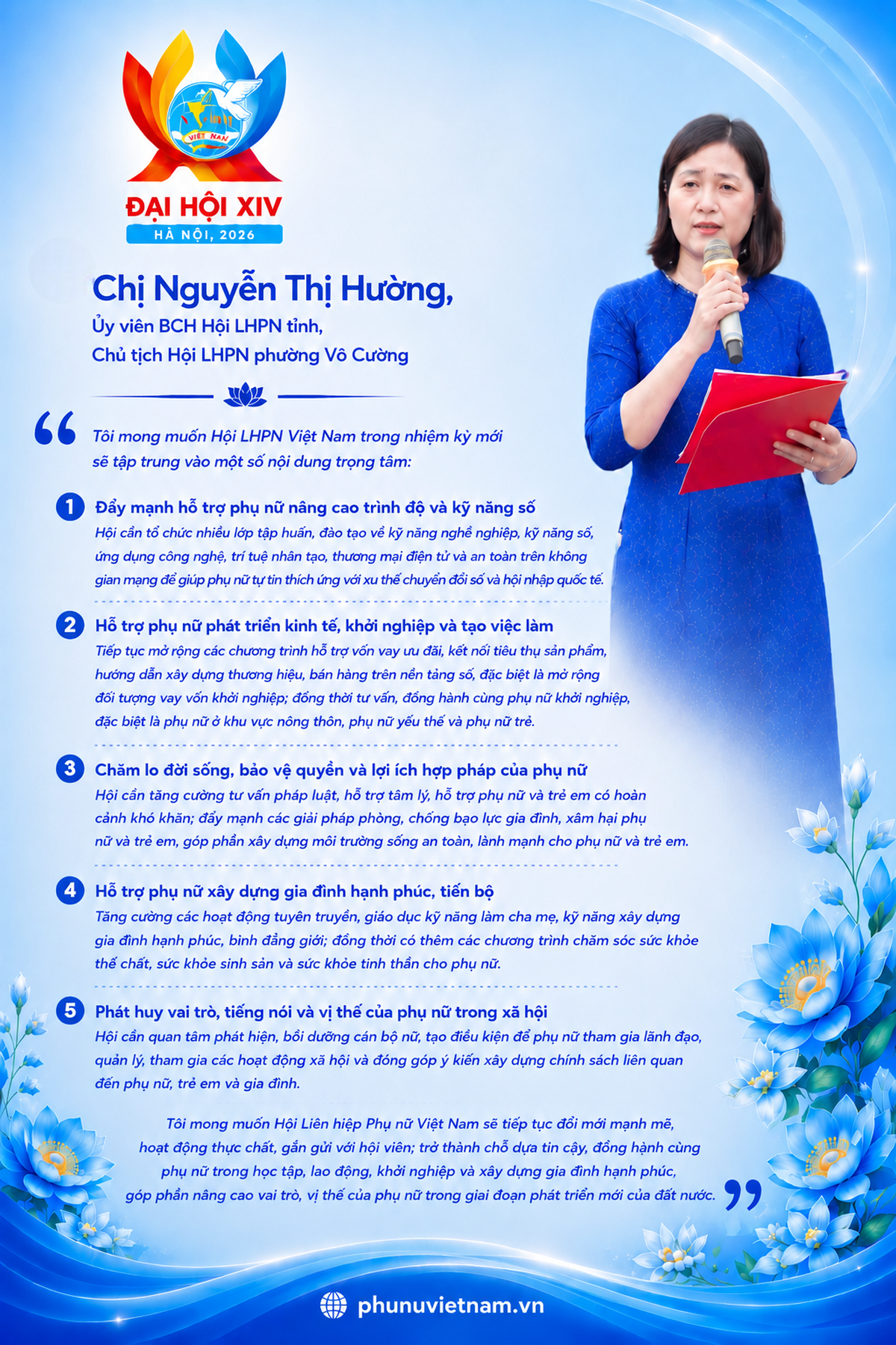 Đại hội đại biểu Phụ nữ toàn quốc XIV: Mong phụ nữ vùng dân tộc thiểu số và các nhóm yếu thế có thêm cơ hội vươn lên  - Ảnh 3.