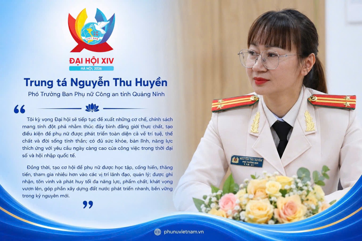 Phụ nữ Công an Quảng Ninh gửi gắm niềm tin và mong đợi tới Đại hội- Ảnh 4.