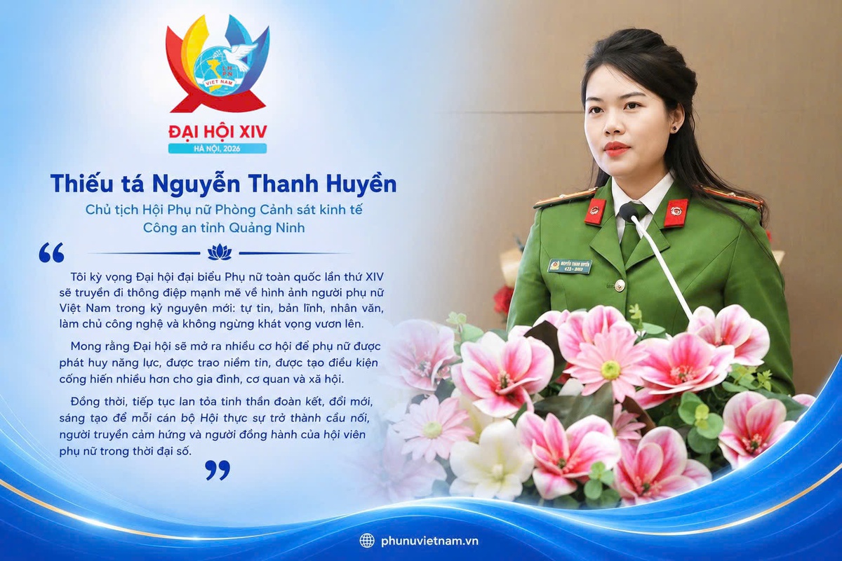 Phụ nữ Công an Quảng Ninh gửi gắm niềm tin và mong đợi tới Đại hội- Ảnh 5.