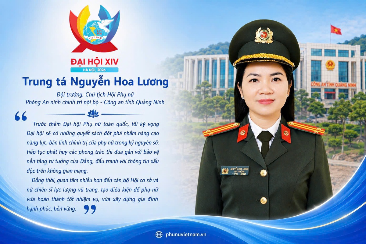 Phụ nữ Công an Quảng Ninh gửi gắm niềm tin và mong đợi tới Đại hội- Ảnh 2.