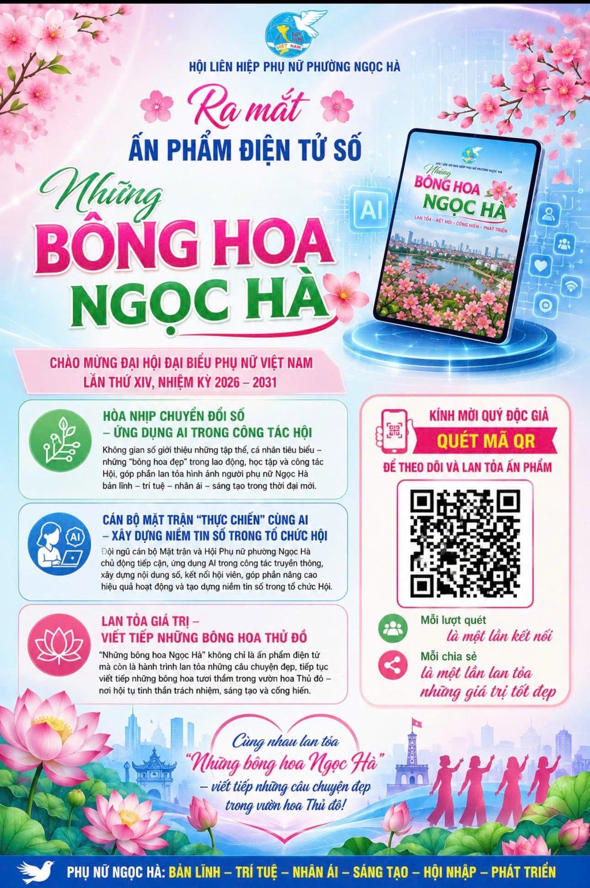 Từ mái ấm nghĩa tình, ấn phẩm số đến những con đường hoa của phụ nữ Thủ đô chào mừng Đại hội- Ảnh 2. Từ mái ấm nghĩa tình, ấn phẩm số đến những con đường hoa của phụ nữ Thủ đô chào mừng Đại hội- Ảnh 2.