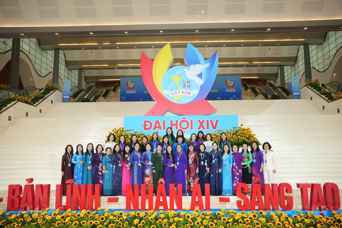 Sắc màu hội tụ trước giờ G khai mạc Đại hội đại biểu Phụ nữ toàn quốc lần thứ XIV - Ảnh 6.