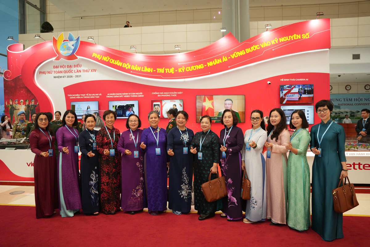 Sắc màu hội tụ trước giờ G khai mạc Đại hội đại biểu Phụ nữ toàn quốc lần thứ XIV - Ảnh 8.
