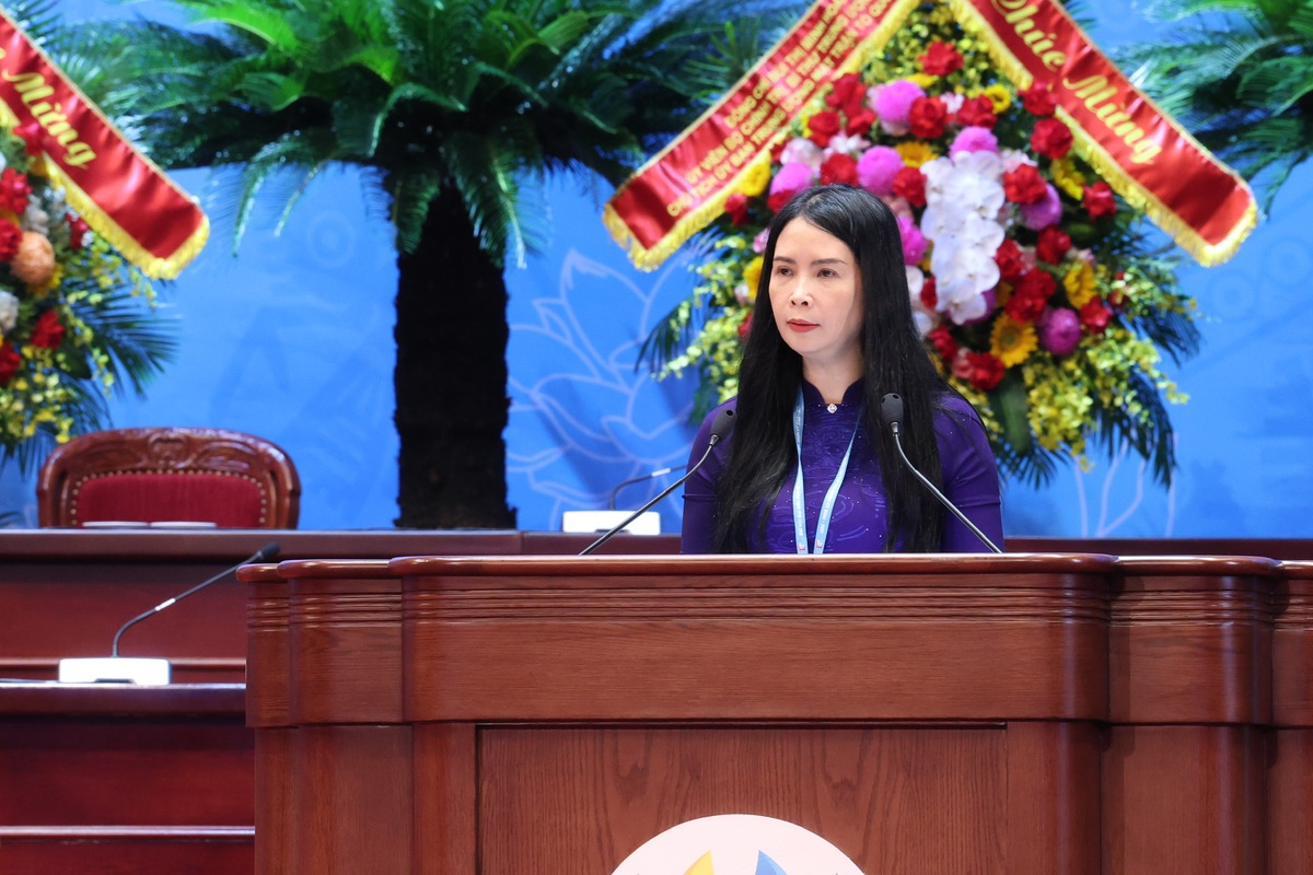 789 đại biểu bước vào Phiên làm việc thứ nhất Đại hội Phụ nữ toàn quốc lần thứ XIV - Ảnh 3.