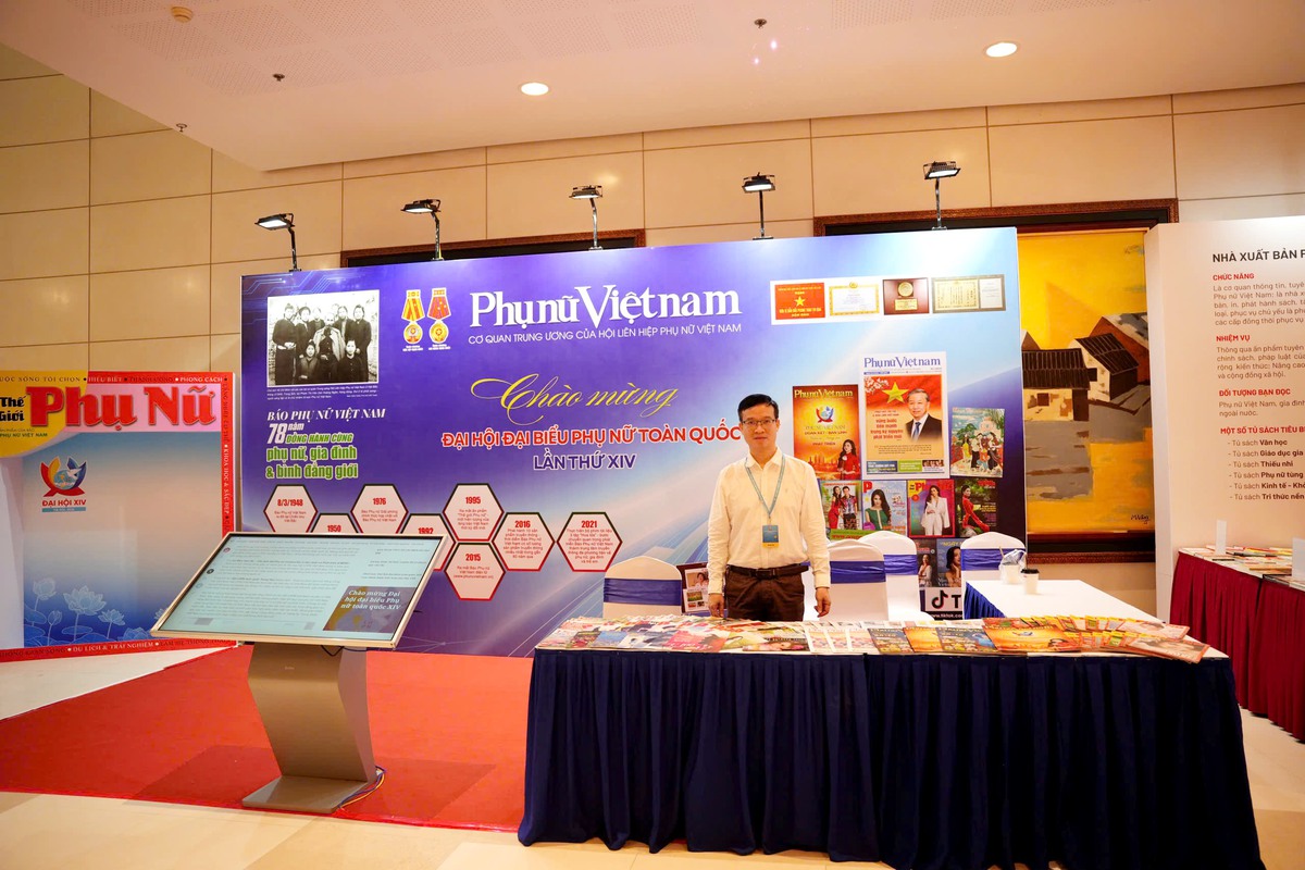 Sắc màu hội tụ trước giờ G khai mạc Đại hội đại biểu Phụ nữ toàn quốc lần thứ XIV - Ảnh 11.