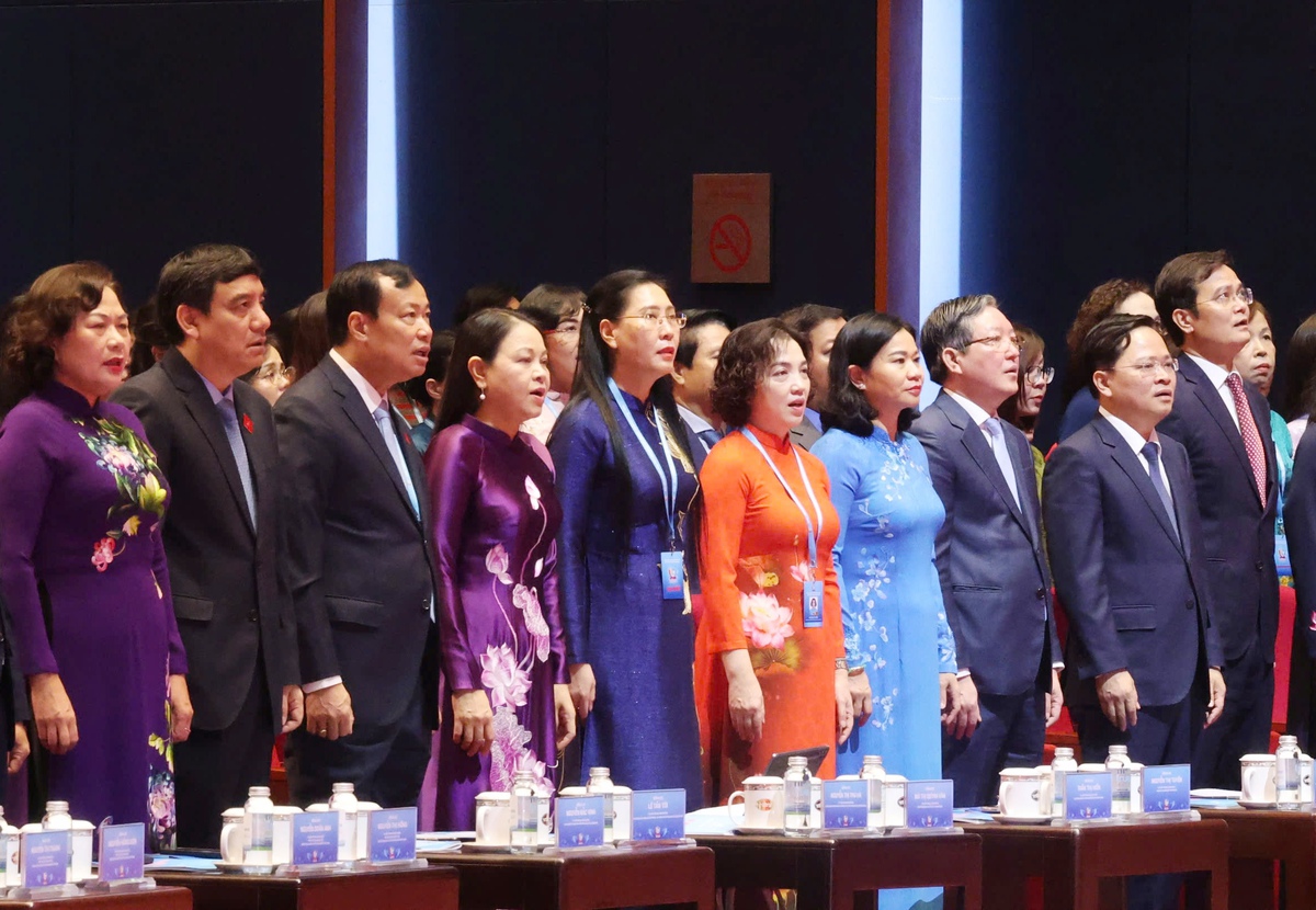 Những hình ảnh đẹp của phiên trọng thể Đại hội đại biểu Phụ nữ toàn quốc lần thứ XIV - Ảnh 13.