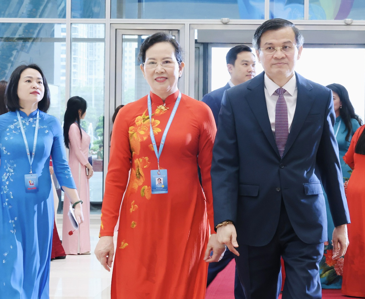 Lãnh đạo Đảng, Nhà nước dự Đại hội đại biểu Phụ nữ toàn quốc lần thứ XIV - Ảnh 7.