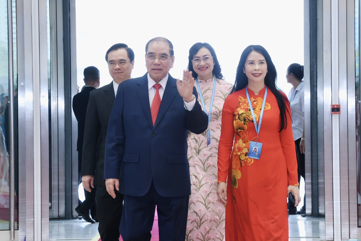Lãnh đạo Đảng, Nhà nước dự Đại hội đại biểu Phụ nữ toàn quốc lần thứ XIV - Ảnh 4.