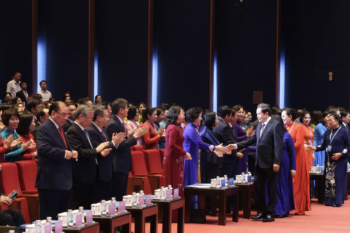 Lãnh đạo Đảng, Nhà nước dự Đại hội đại biểu Phụ nữ toàn quốc lần thứ XIV - Ảnh 1.