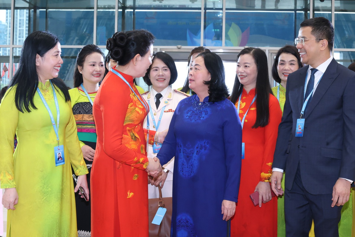 Lãnh đạo Đảng, Nhà nước dự Đại hội đại biểu Phụ nữ toàn quốc lần thứ XIV - Ảnh 5.