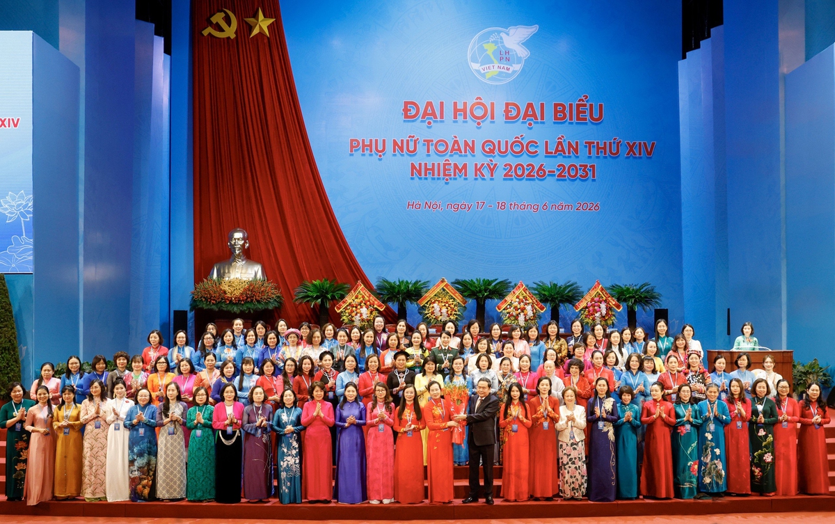 Những hình ảnh đẹp của phiên trọng thể Đại hội đại biểu Phụ nữ toàn quốc lần thứ XIV - Ảnh 22.