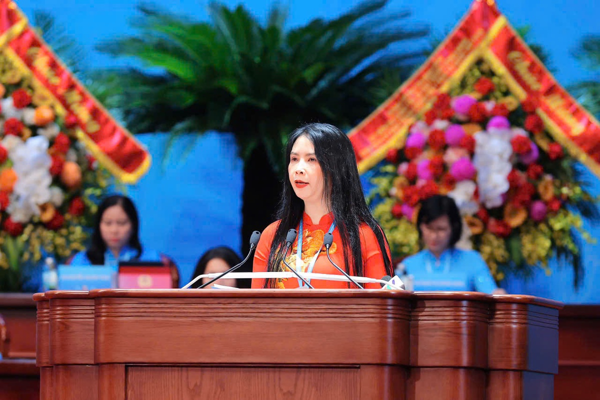 Những hình ảnh đẹp của phiên trọng thể Đại hội đại biểu Phụ nữ toàn quốc lần thứ XIV - Ảnh 16.