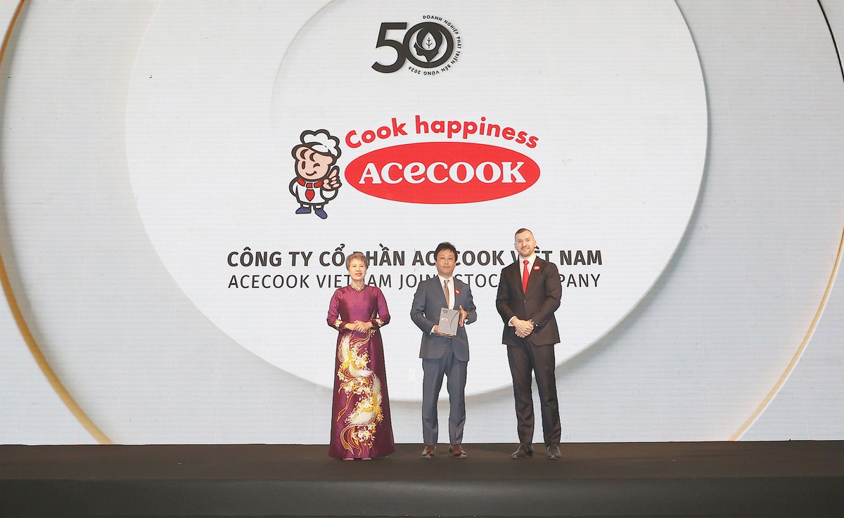Acecook Việt Nam tiếp tục được vinh danh vào top 50 doanh nghiệp phát triển bền vững tiêu biểu Việt Nam 2026 nhờ nỗ lực giảm thiểu rác thải
- Ảnh 1. Acecook Việt Nam tiếp tục được vinh danh vào top 50 doanh nghiệp phát triển bền vững tiêu biểu Việt Nam 2026 nhờ nỗ lực giảm thiểu rác thải
- Ảnh 1.