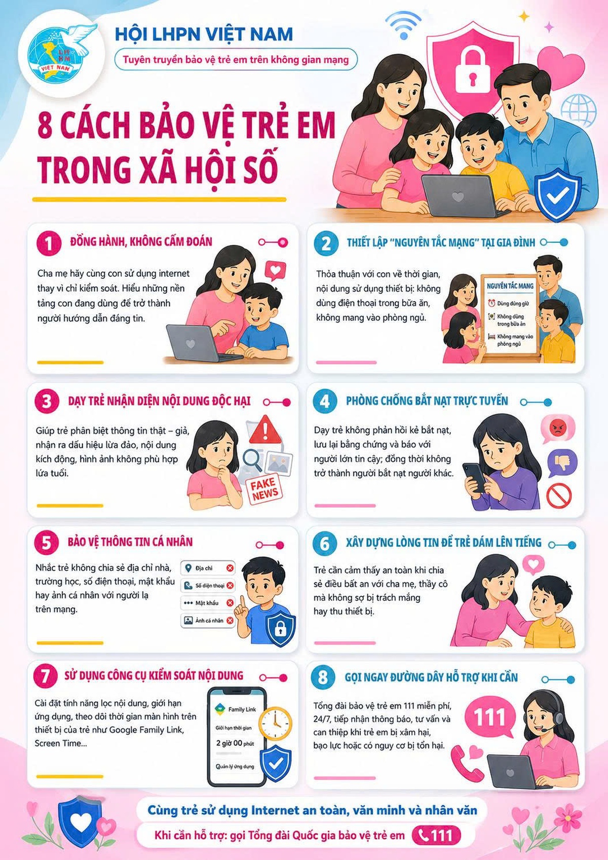 Trẻ em hạnh phúc, an toàn, vững bước trong kỷ nguyên số- Ảnh 3. Trẻ em hạnh phúc, an toàn, vững bước trong kỷ nguyên số- Ảnh 3.