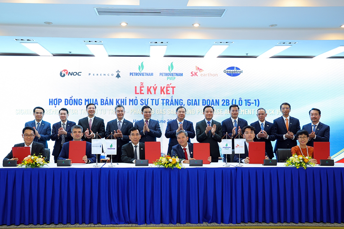 Petrovietnam ký kết các dự án trọng điểm, mở rộng nguồn cung khí cho nền kinh tế- Ảnh 1.