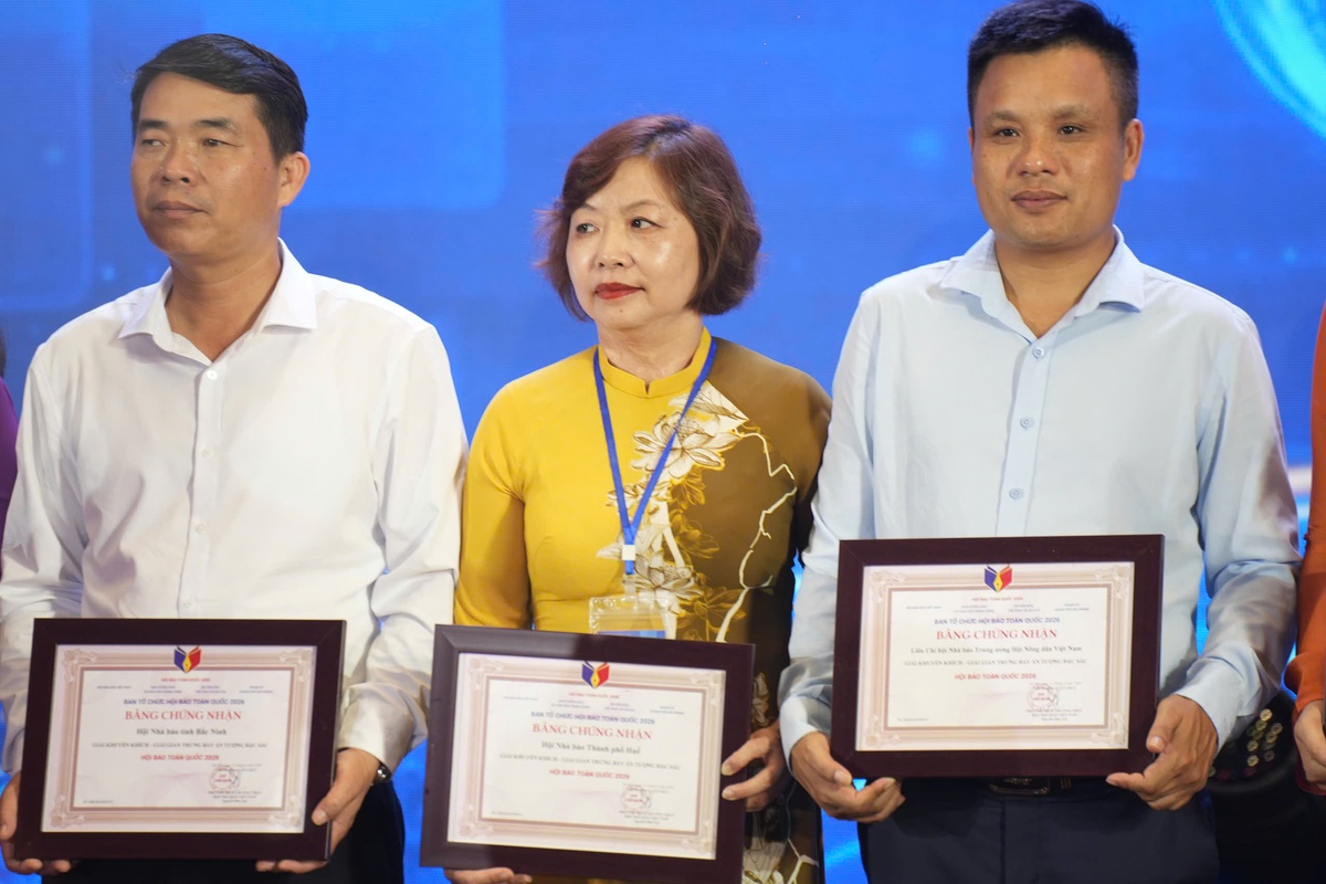 Báo Phụ nữ Việt Nam đoạt 2 giải thưởng tại Hội Báo toàn quốc 2026- Ảnh 5.