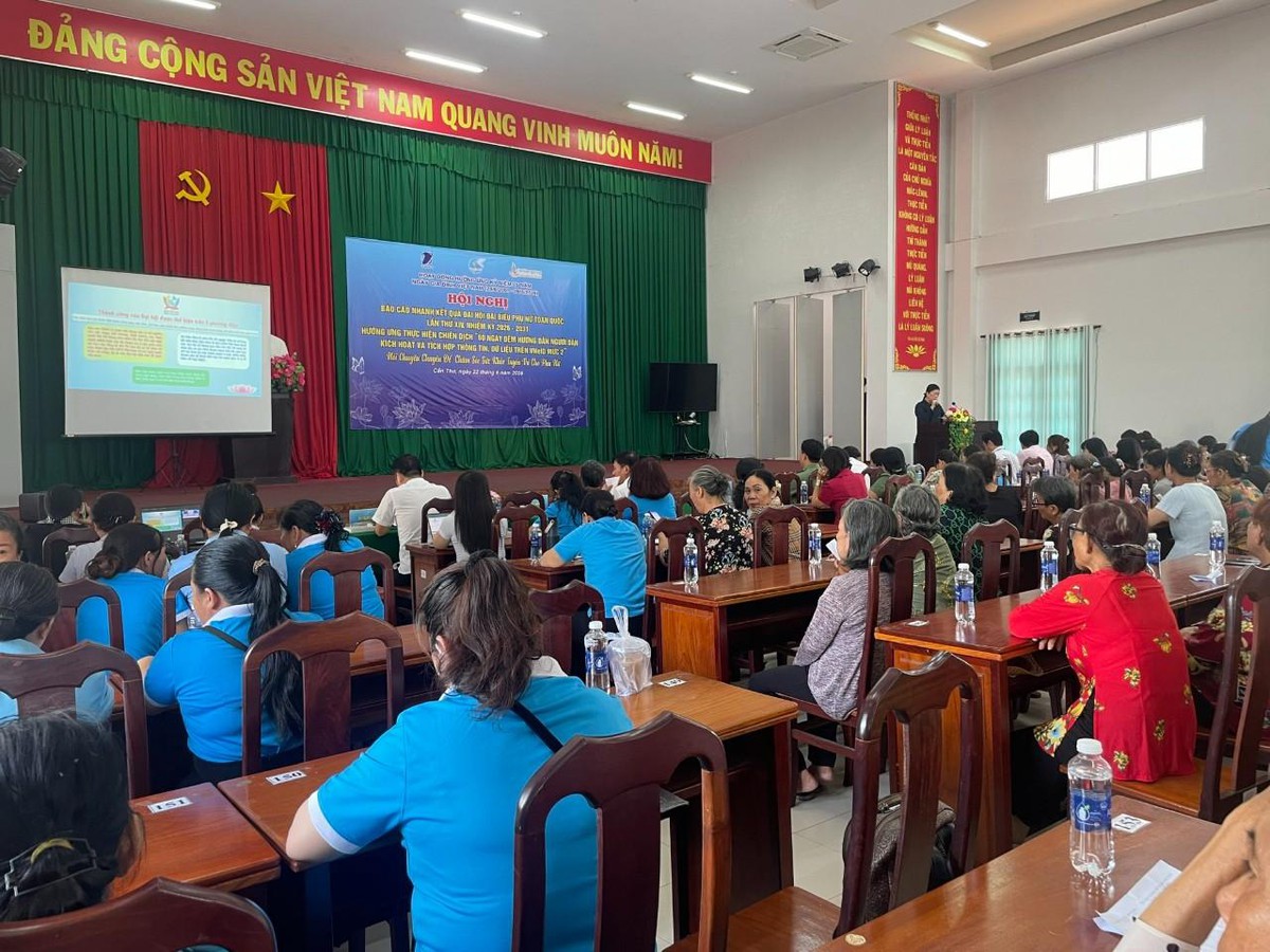 Cần Thơ báo cáo nhanh kết quả Đại hội đại biểu Phụ nữ toàn quốc XIV- Ảnh 4. Cần Thơ báo cáo nhanh kết quả Đại hội đại biểu Phụ nữ toàn quốc XIV- Ảnh 4.