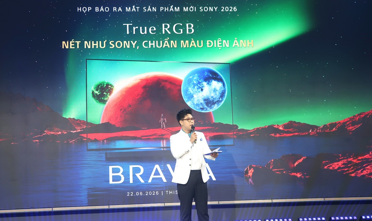 Sony tung ra thị trường dòng ti vi cao cấp với công nghệ True RGB - Ảnh 1.
