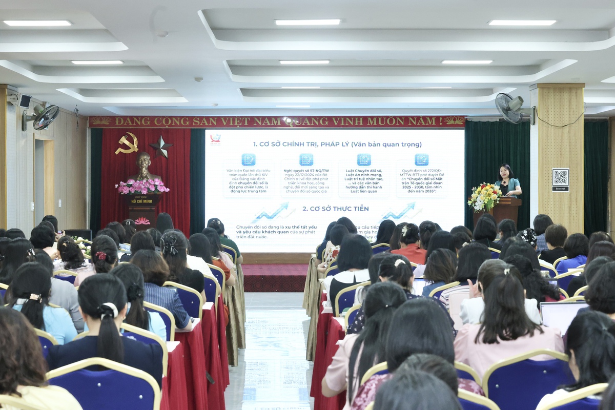 Đột phá chiến lược trong chuyển đổi số và xây dựng tổ chức Hội Phụ nữ vững mạnh - Ảnh 1.
