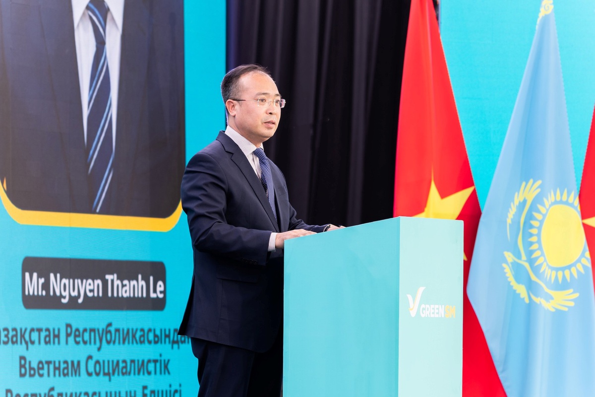 Green SM chính thức ra mắt dịch vụ gọi xe thuần điện tại Kazakhstan - Ảnh 2.