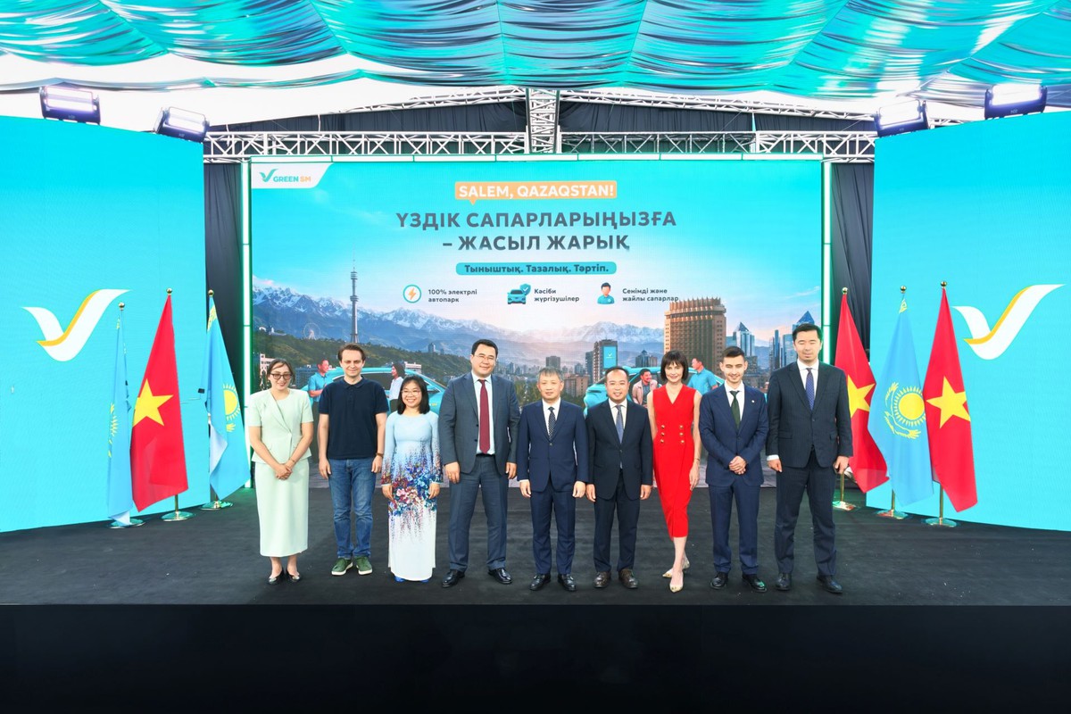 Green SM chính thức ra mắt dịch vụ gọi xe thuần điện tại Kazakhstan - Ảnh 5.