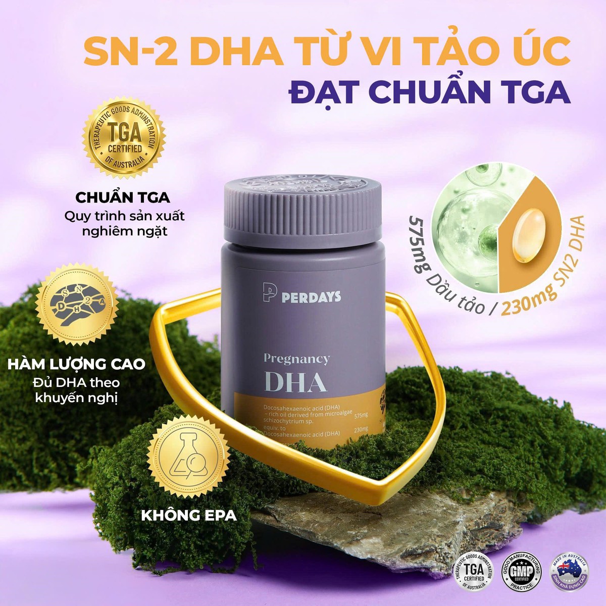 SN-2 DHA tương đồng 65% sữa mẹ - chuẩn TGA Úc 2026 - Ảnh 1.