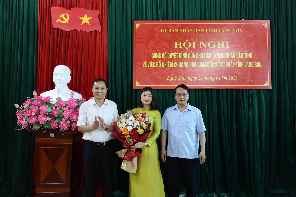 Bà Vi Thị Thùy làm Phó Giám đốc Sở Sở Tư pháp tỉnh Lạng Sơn - Ảnh 3.