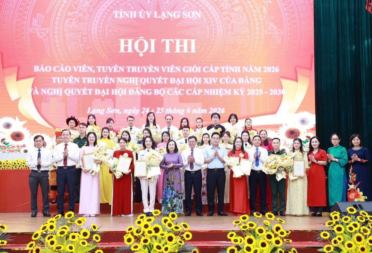 Đa phần thí sinh Hội thi báo cáo viên giỏi tỉnh Lạng Sơn là nữ- Ảnh 4.