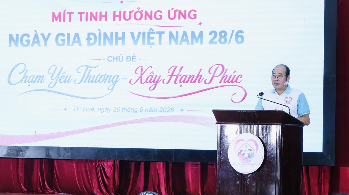 Những hình ảnh đáng nhớ tại Lễ Mít tinh hưởng ứng Ngày Gia đình Việt Nam 28/6 - Ảnh 12.