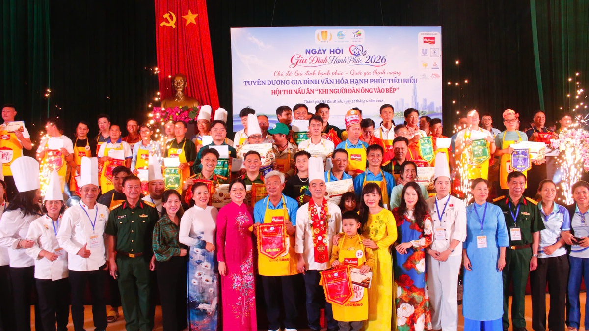 TPHCM: 100 đội tranh tài thi nấu ăn “Khi người đàn ông vào bếp” nhân Ngày Gia đình Việt Nam- Ảnh 2.