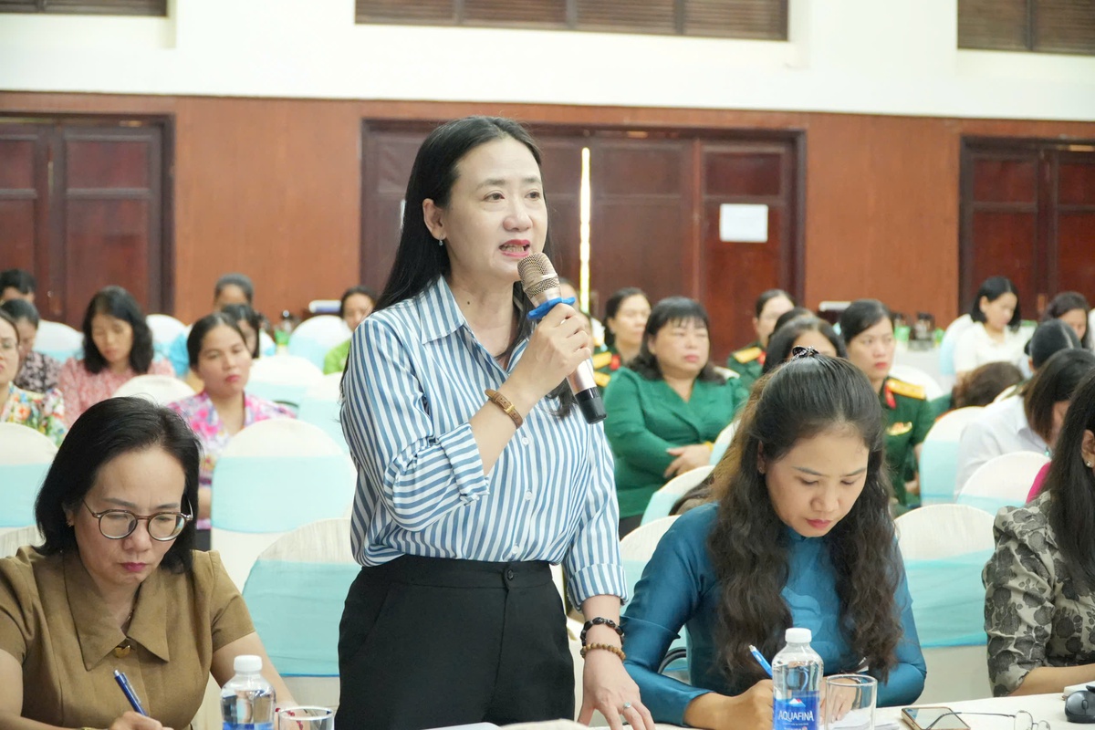 Thống nhất trong nhận thức, đồng thuận trong triển khai thực hiện Nghị quyết Đại hội Phụ nữ toàn quốc XIV - Ảnh 10.