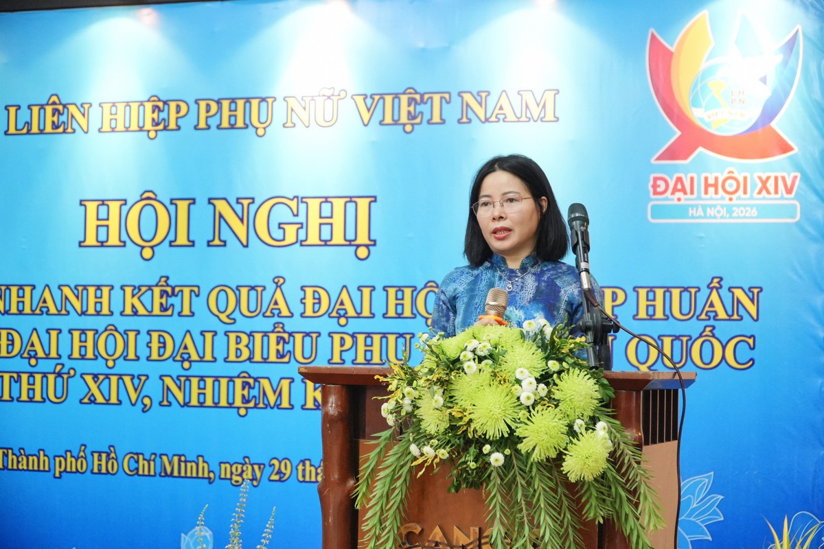 Thống nhất trong nhận thức, đồng thuận trong triển khai thực hiện Nghị quyết Đại hội Phụ nữ toàn quốc XIV - Ảnh 6.