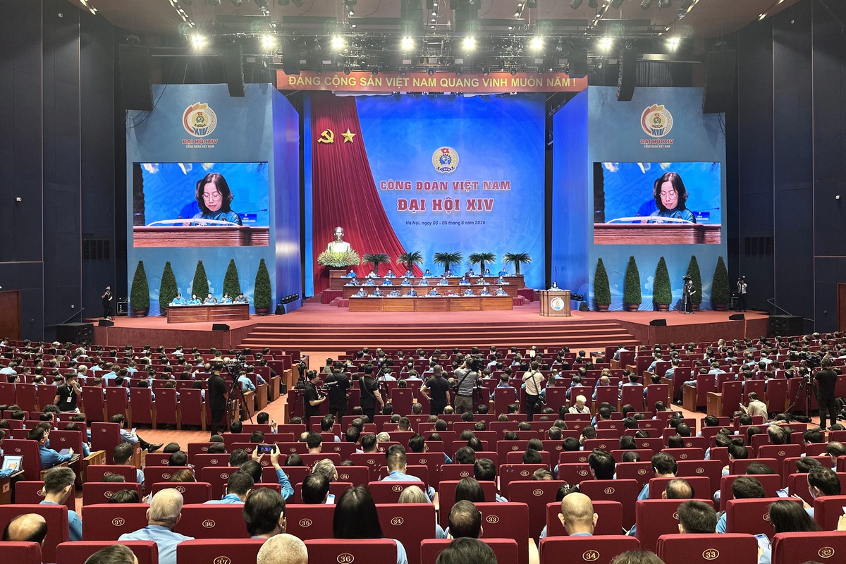 Đại hội Công đoàn Việt Nam XIV hoàn thành phiên làm việc thứ nhất- Ảnh 2.