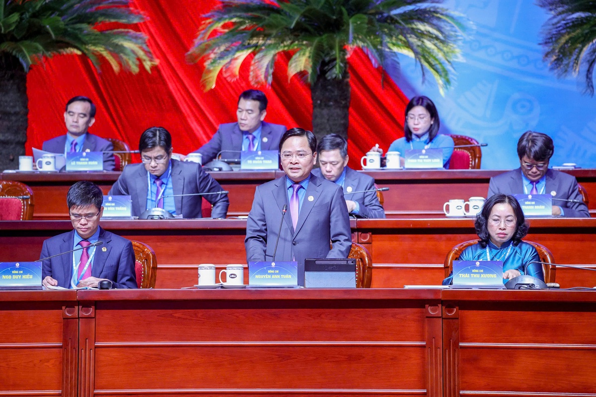 Đại hội Công đoàn Việt Nam XIV hoàn thành phiên làm việc thứ nhất- Ảnh 3.