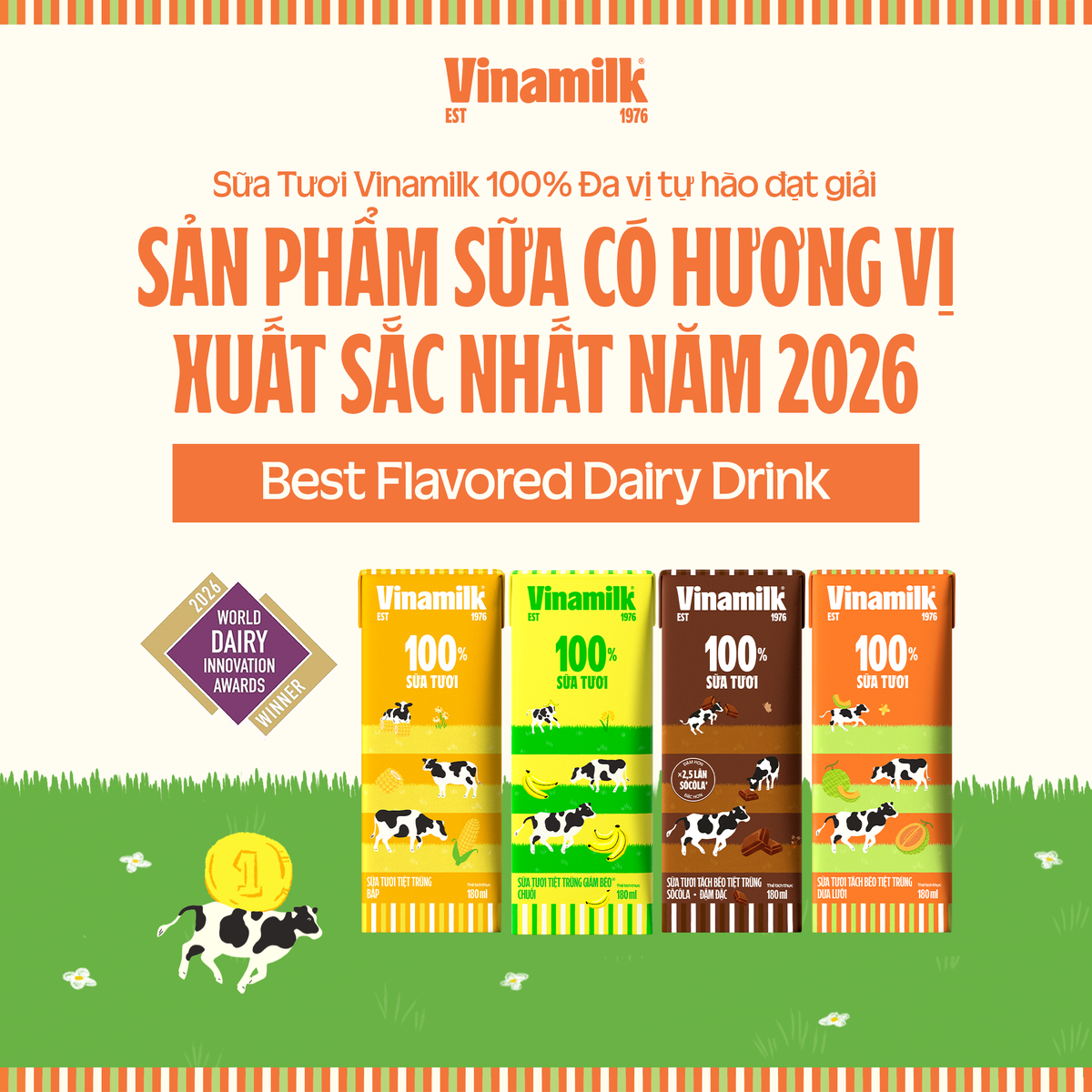 Không phải “ông lớn” châu Âu hay Bắc Mỹ: Vinamilk mới là cái tên gây bất ngờ tại giải thưởng danh giá của ngành sữa thế giới- Ảnh 2.