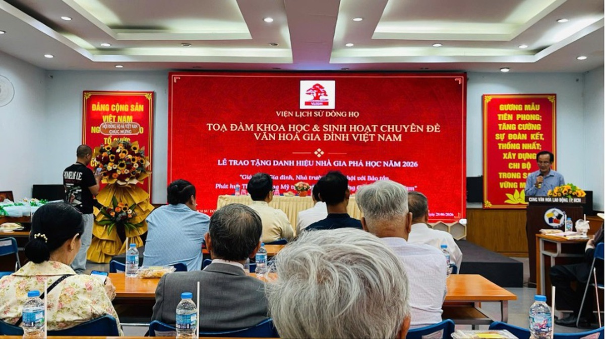 Trao tặng danh hiệu Nhà gia phả học năm 2026 cho 6 cá nhân tiêu biểu- Ảnh 1.