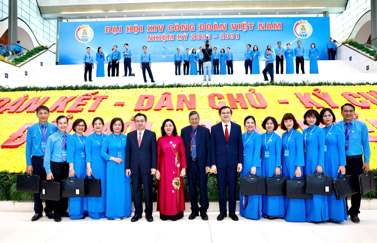 Lãnh đạo Đảng, Nhà nước dự Đại hội Công đoàn Việt Nam XIV- Ảnh 3.