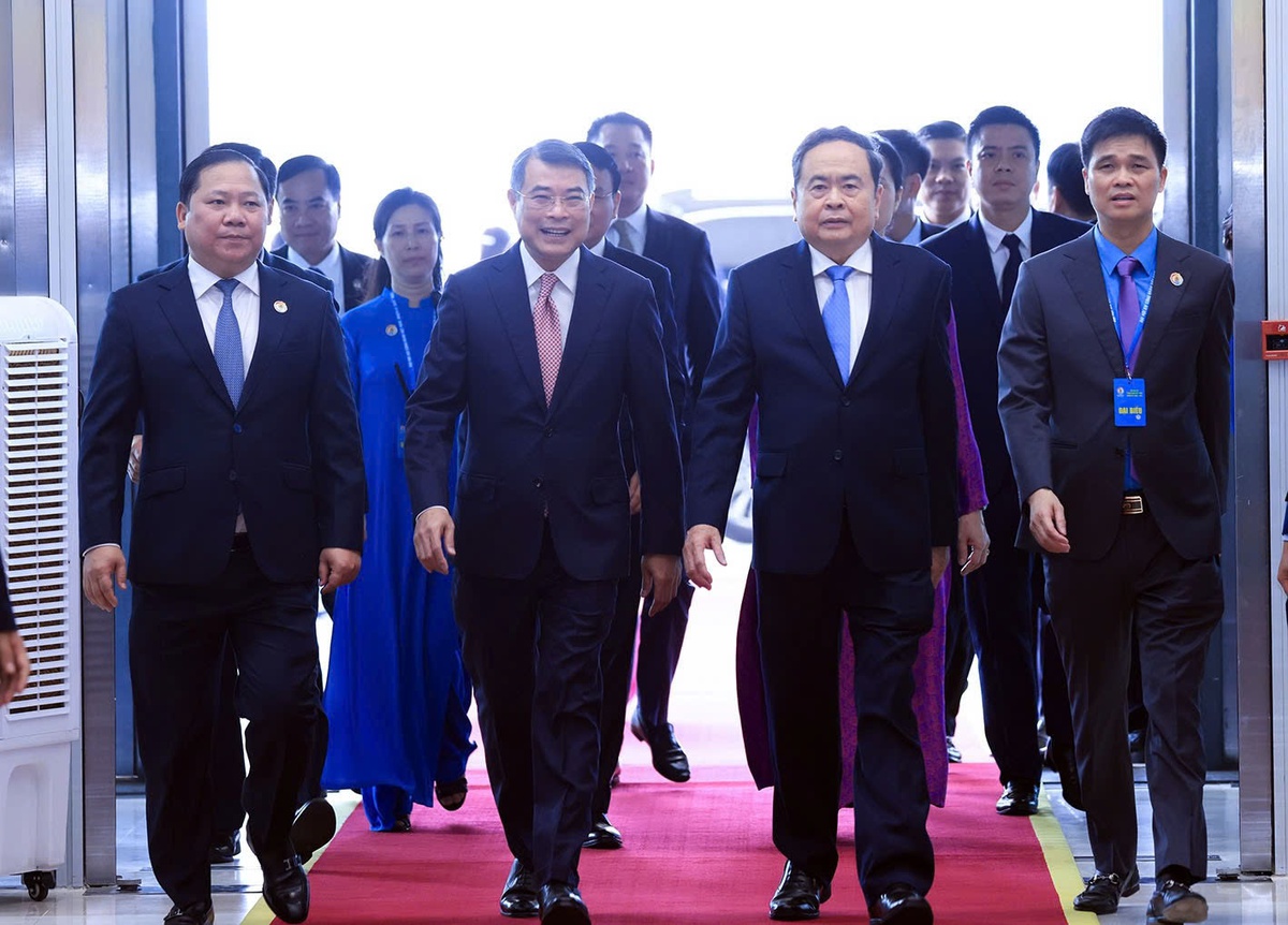 Lãnh đạo Đảng, Nhà nước dự Đại hội Công đoàn Việt Nam XIV- Ảnh 1.