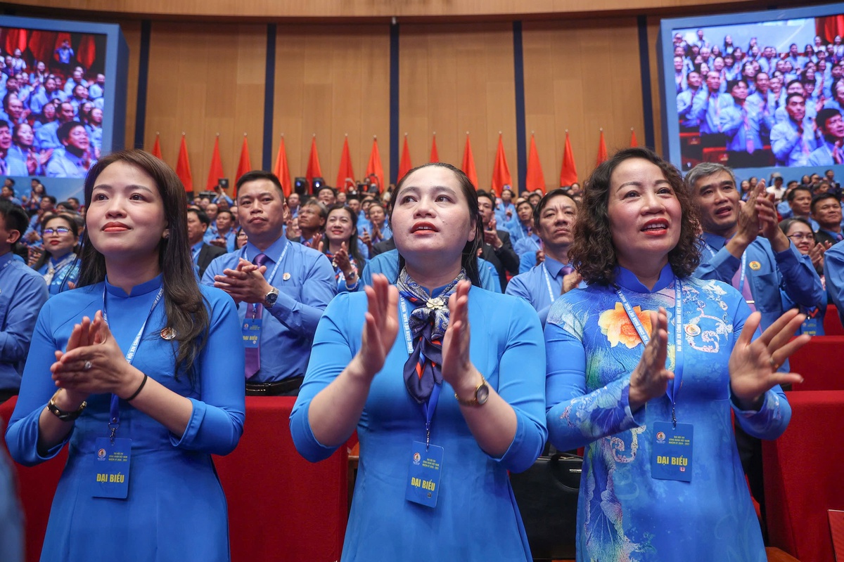 Lãnh đạo Đảng, Nhà nước dự Đại hội Công đoàn Việt Nam XIV- Ảnh 7.
