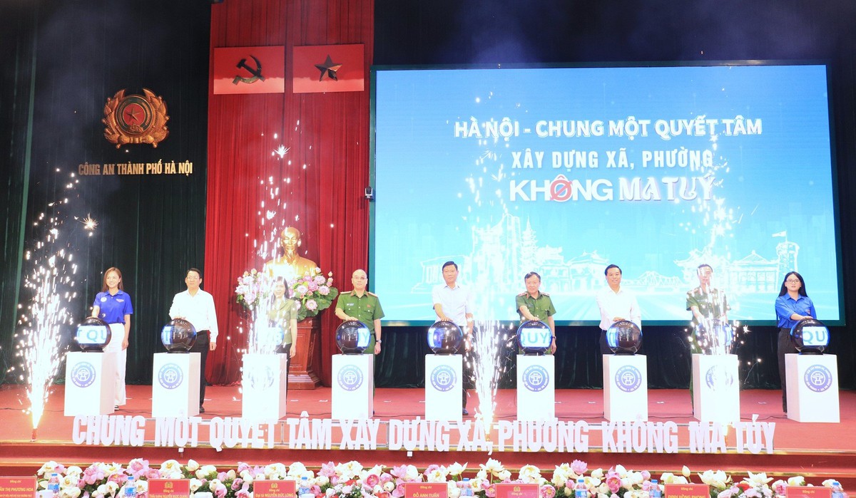 Hà Nội ra quân hưởng ứng Tháng hành động phòng, chống ma túy năm 2026- Ảnh 1.