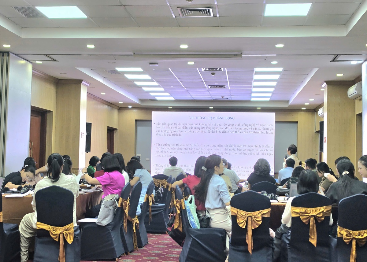 Không có công bằng giới thì không thể có thích ứng khí hậu bền vững- Ảnh 1.
