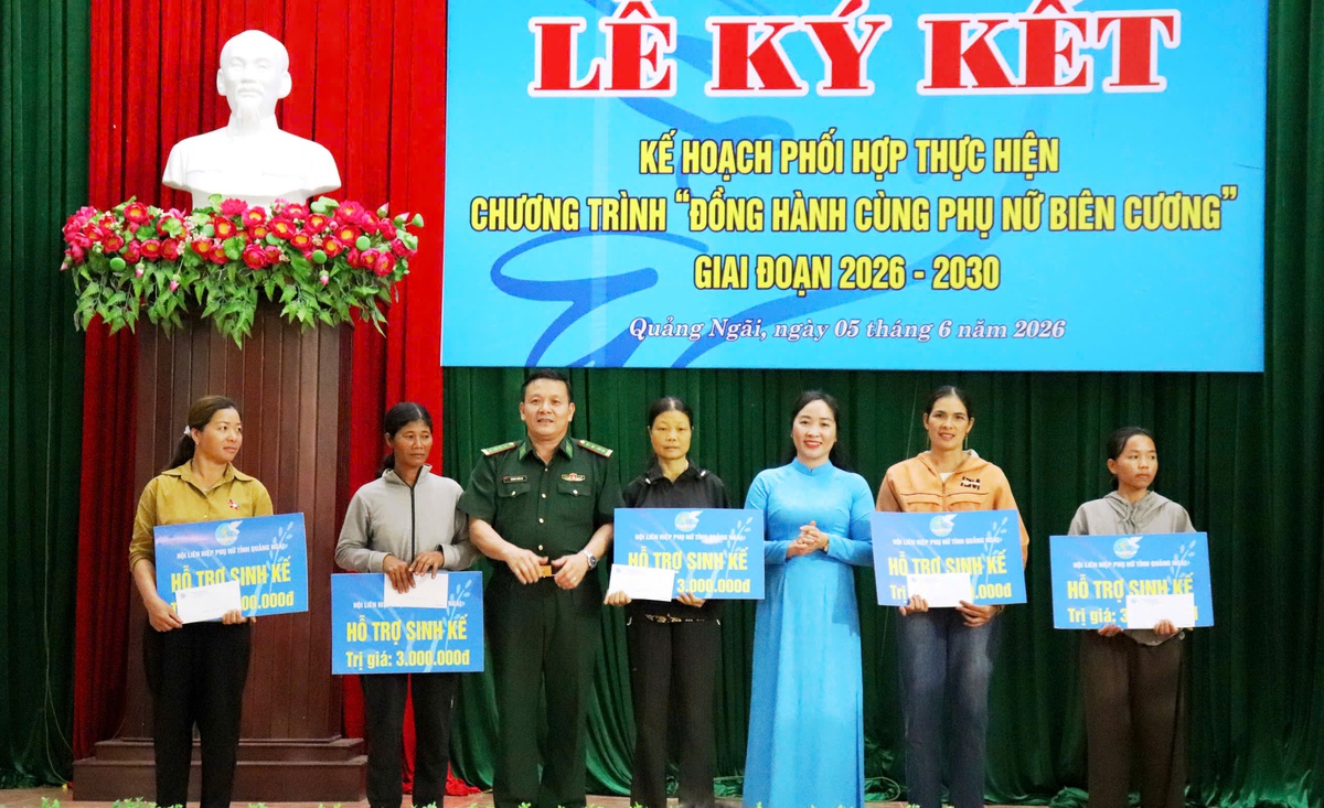 Quảng Ngãi: Những chỉ tiêu của chương trình "Đồng hành cùng phụ nữ biên cương" đến 2030- Ảnh 2.