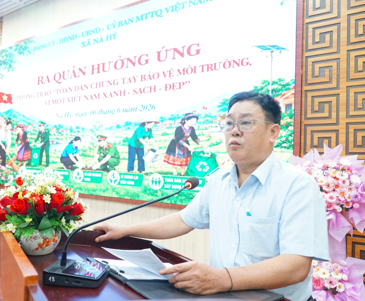 Toàn dân chung tay bảo vệ môi trường ở Nà Hỳ- Ảnh 1.