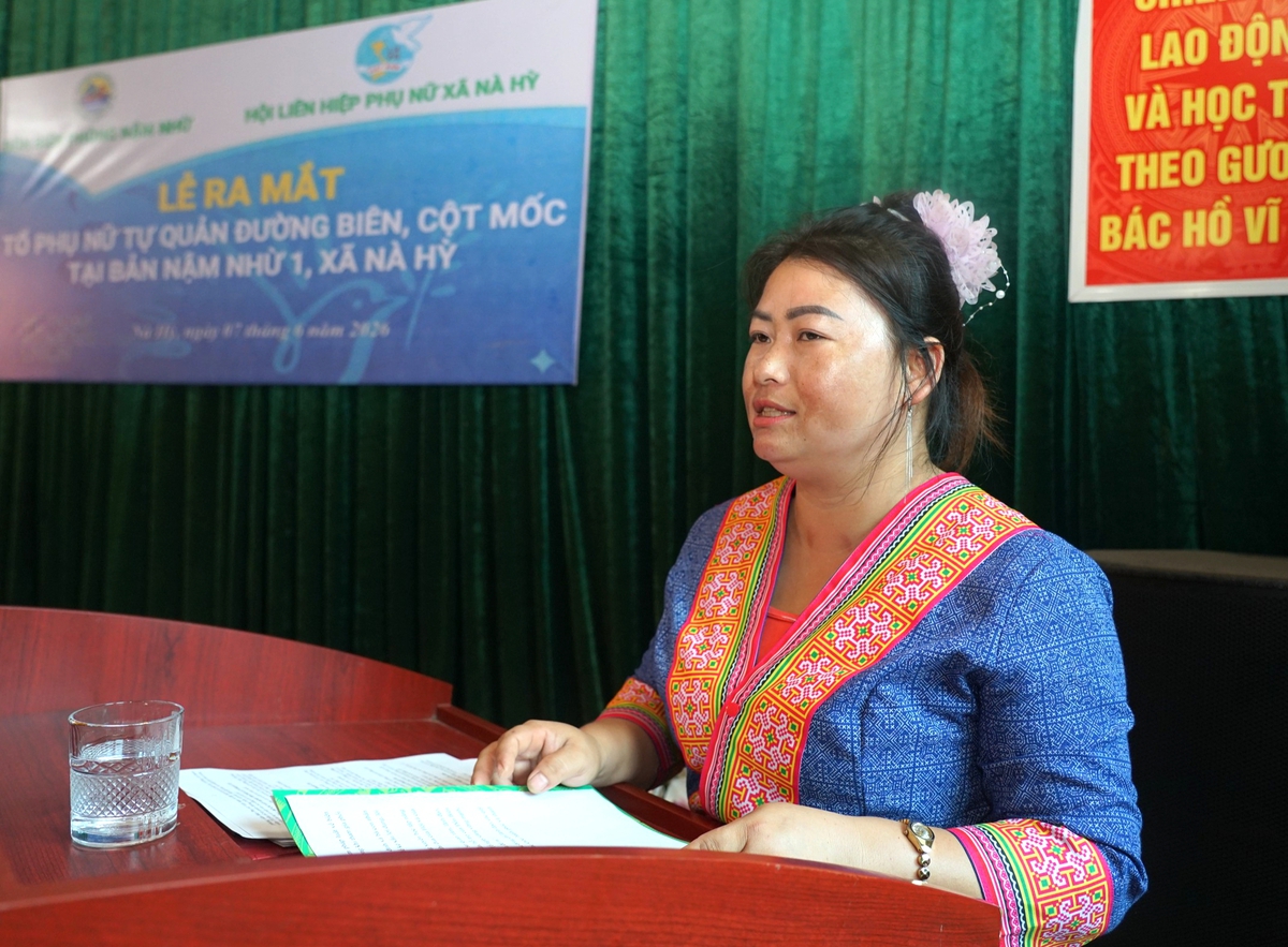 Điện Biên: Ra mắt Tổ phụ nữ tự quản đường biên, cột mốc tại xã biên giới - Ảnh 2. Điện Biên: Ra mắt Tổ phụ nữ tự quản đường biên, cột mốc tại xã biên giới - Ảnh 2.