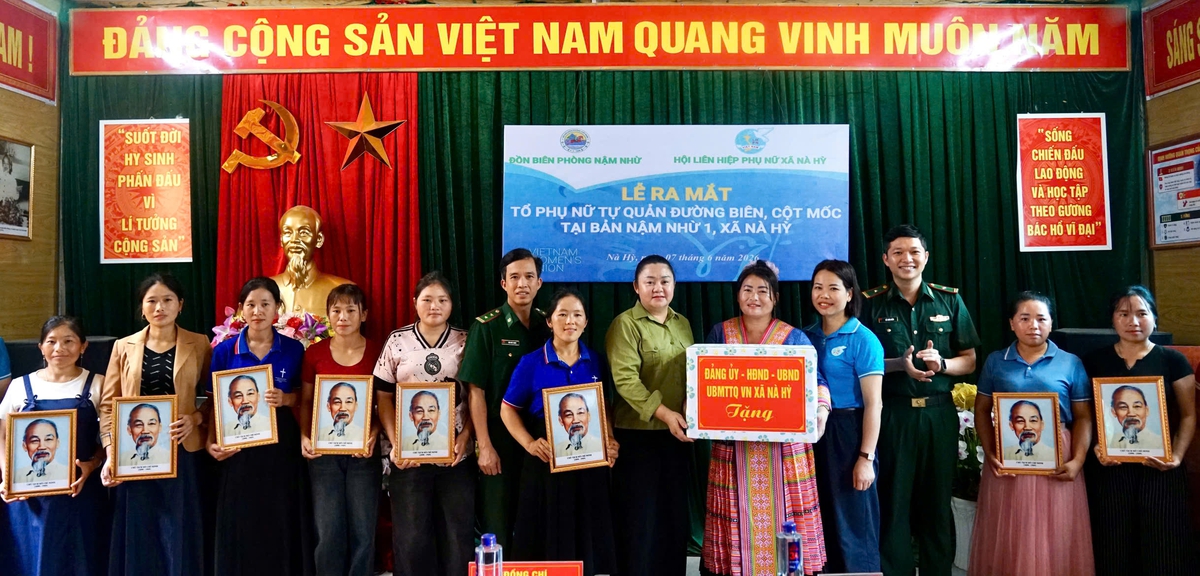 Điện Biên: Ra mắt Tổ phụ nữ tự quản đường biên, cột mốc tại xã biên giới - Ảnh 4. Điện Biên: Ra mắt Tổ phụ nữ tự quản đường biên, cột mốc tại xã biên giới - Ảnh 4.