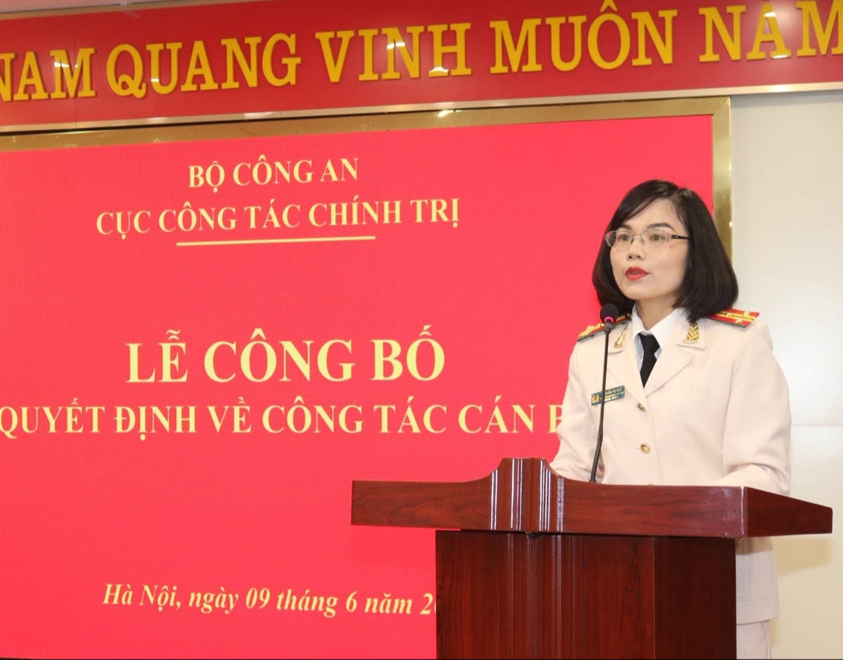 Thượng tá Nguyễn Thị Quế được bổ nhiệm giữ chức Trưởng ban Phụ nữ Công an nhân dân- Ảnh 1.