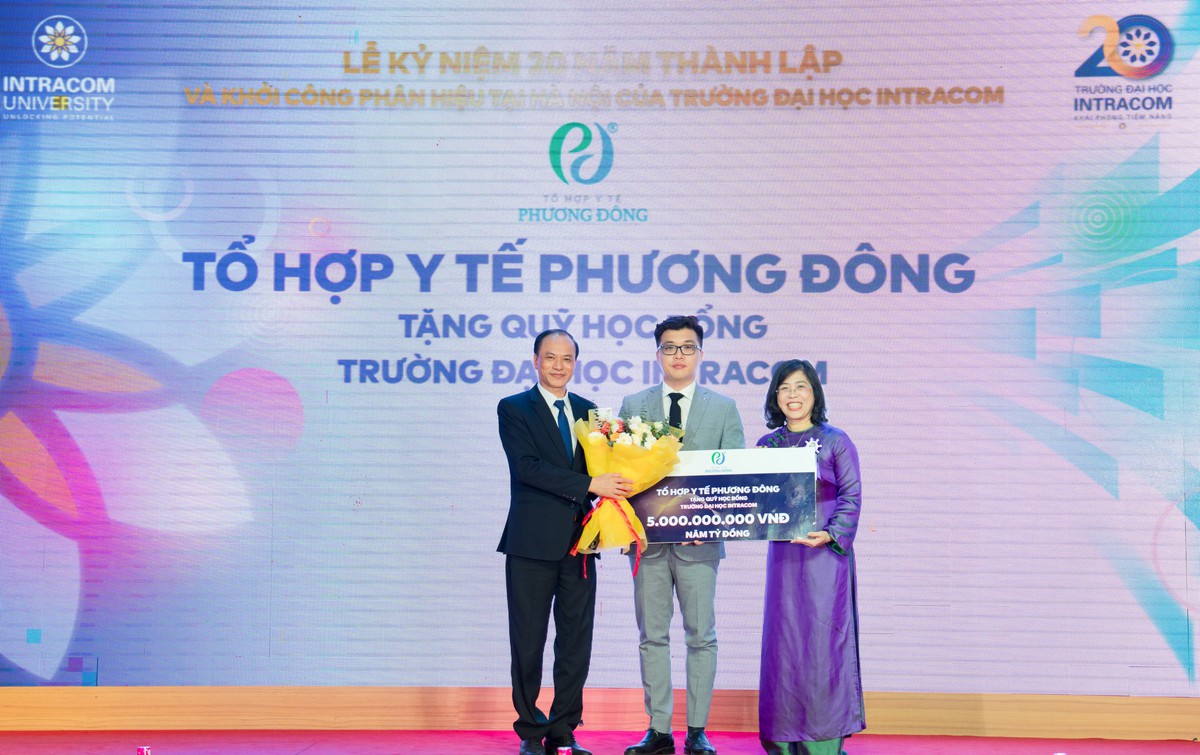Trường Đại học Intracom kỷ niệm 20 năm thành lập và khởi công phân hiệu tại Hà Nội- Ảnh 2. Trường Đại học Intracom kỷ niệm 20 năm thành lập và khởi công phân hiệu tại Hà Nội- Ảnh 2.